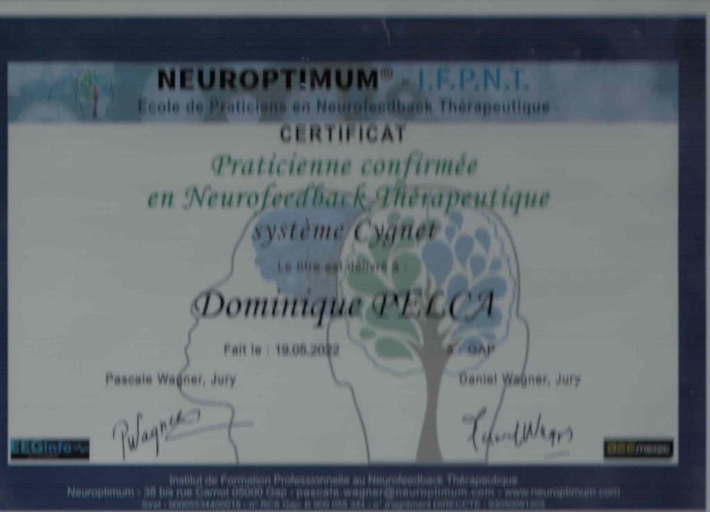 photo diplome Dominique Pelca