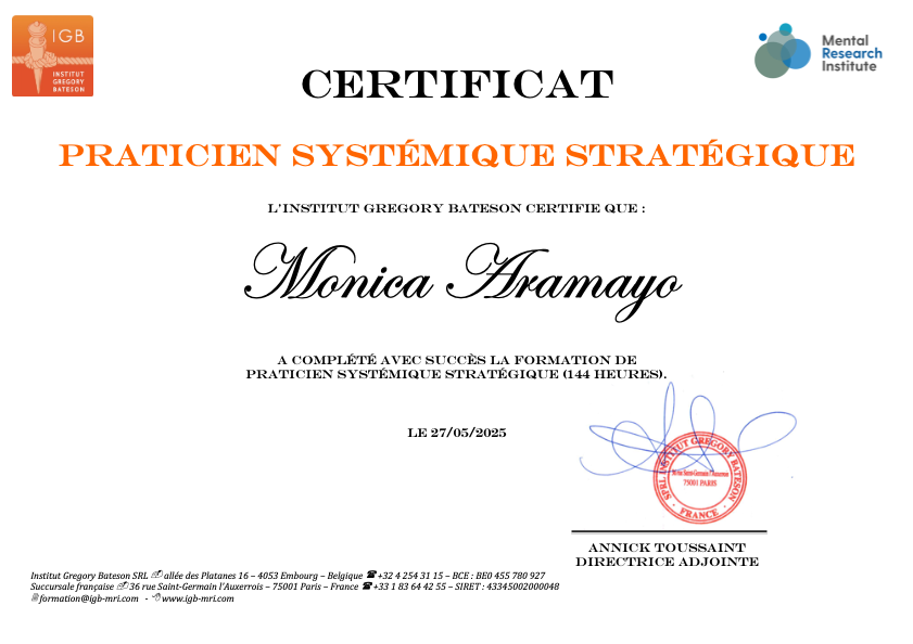 photo diplome Monica Aramayo