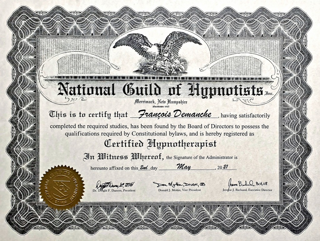 photo diplome Hypnoèsis