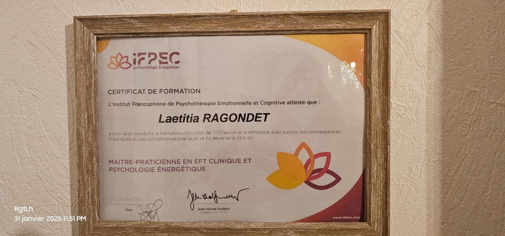 photo activite Laëtitia Ragondet