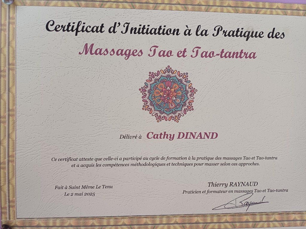 photo diplome Cathy Dinand