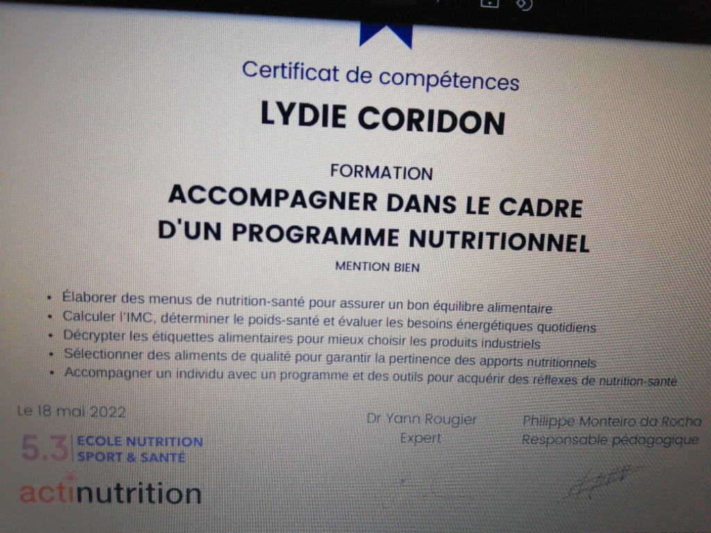 photo activite Lydie Coridon