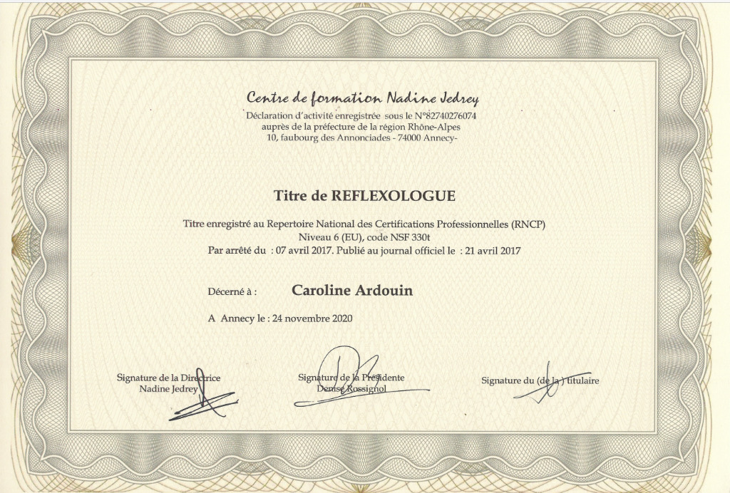 photo diplome Caroline Ardouin