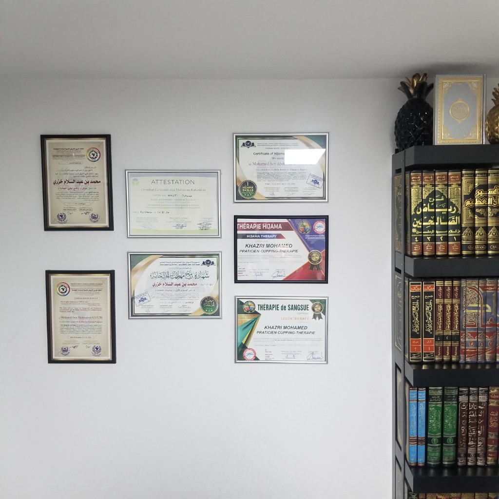 photo diplome AdamNature/Cupping-Hijama