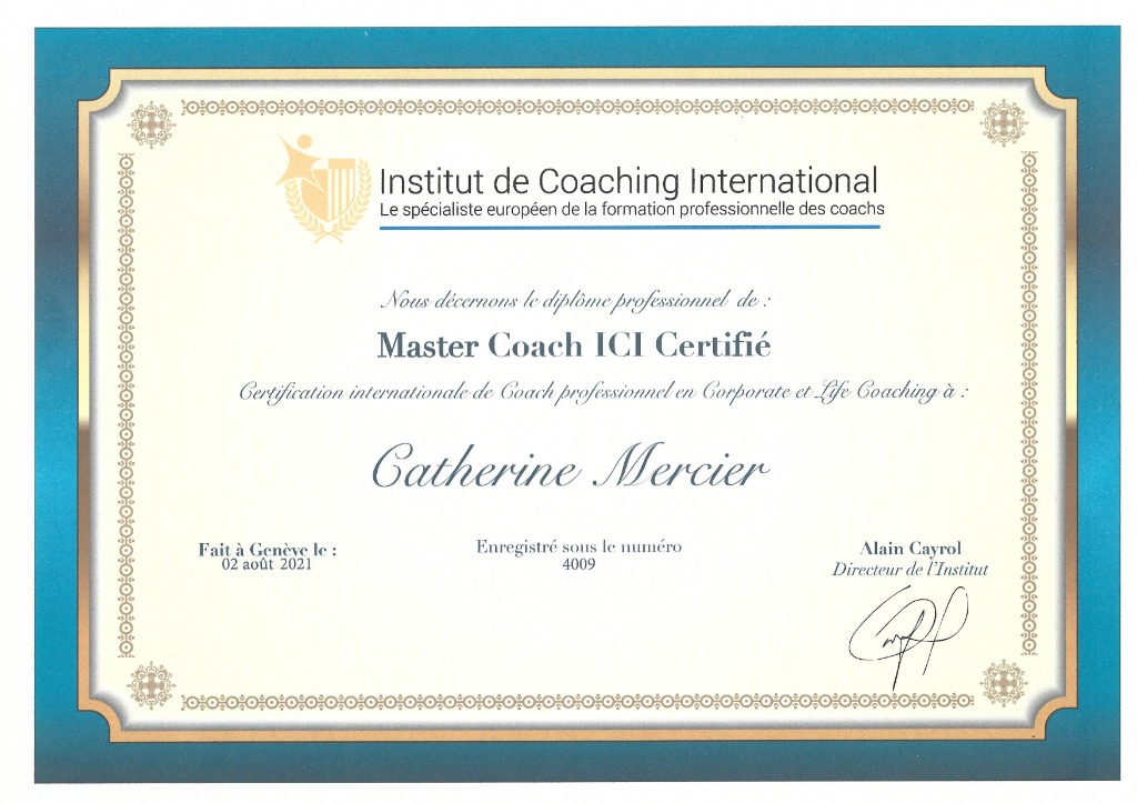 photo diplome Allez-ouste, Catherine Mercier