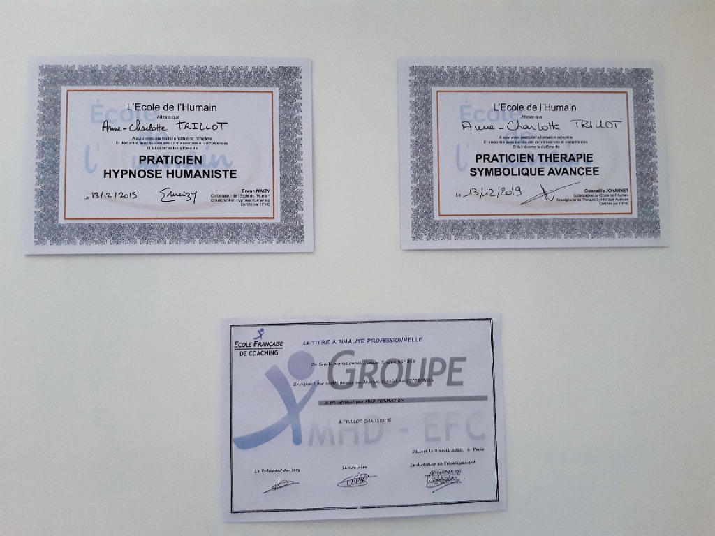 photo diplome Anne-Charlotte TRILLOT