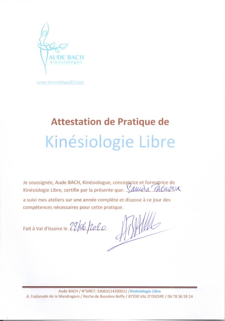 photo diplome SAMIRA PAGNOUX