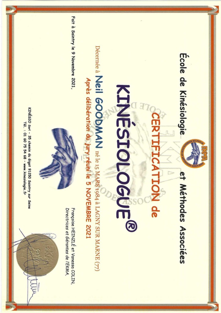 photo diplome Neil GOODMAN