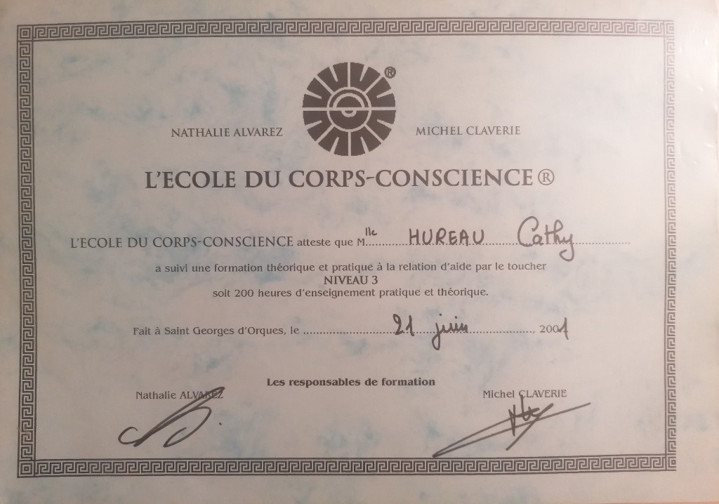 photo diplome Cathy Hureau