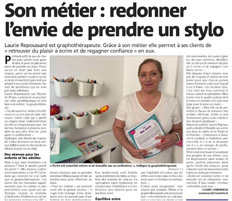 photo activite Laurie Repoussard