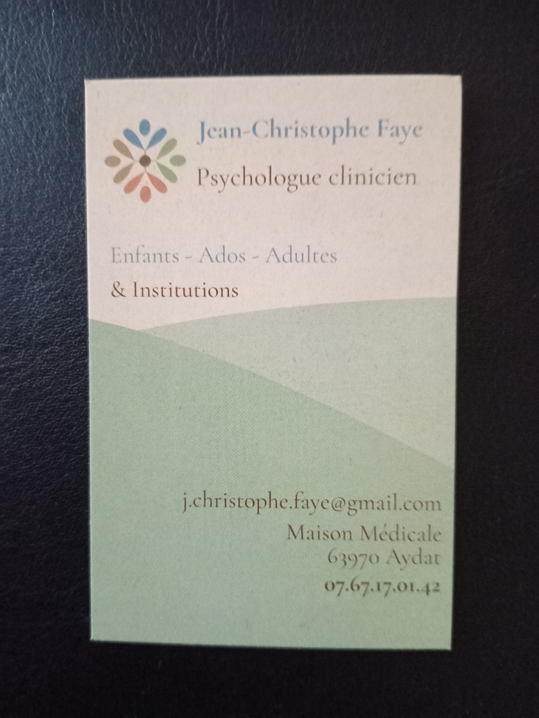 photo cabinet Jean-Christophe FAYE