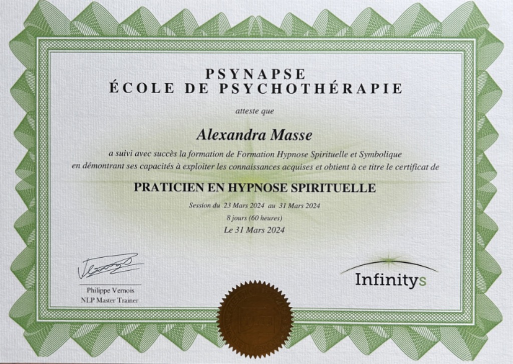 photo diplome L’énergie En Soi