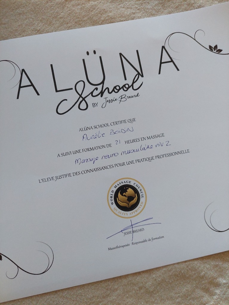 photo diplome Aurélie Boidin