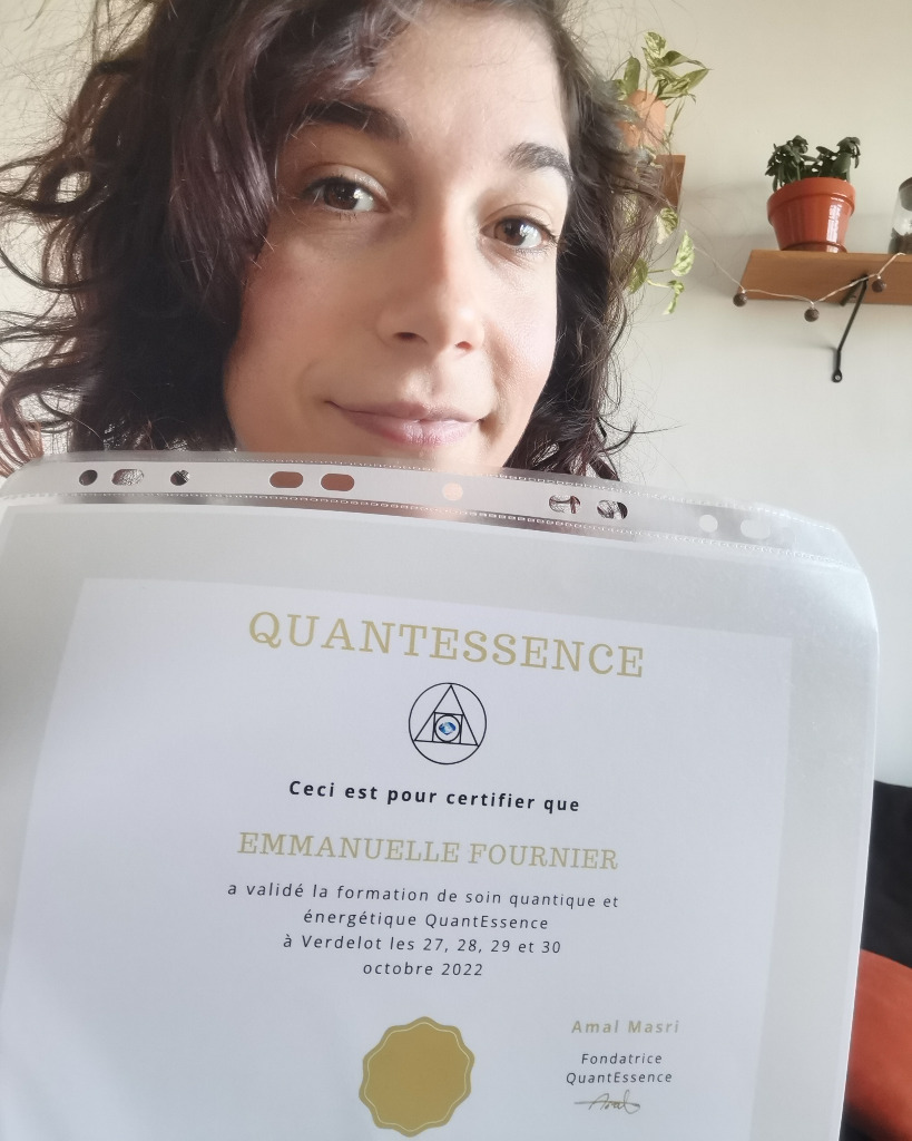 photo diplome Emmanuelle Fournier