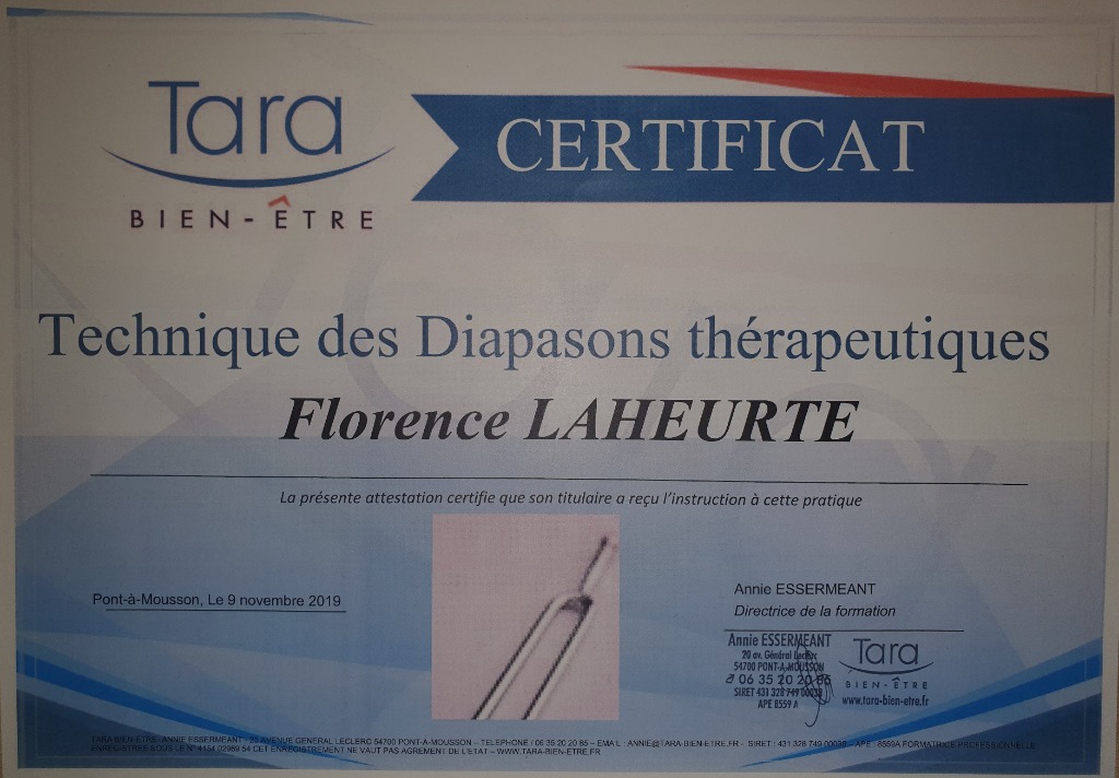 photo diplome Florence LAHEURTE AisencEtsens