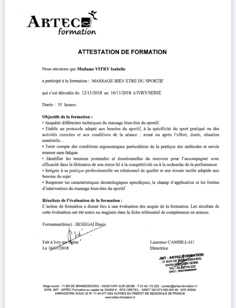 photo diplome Cool & Fit