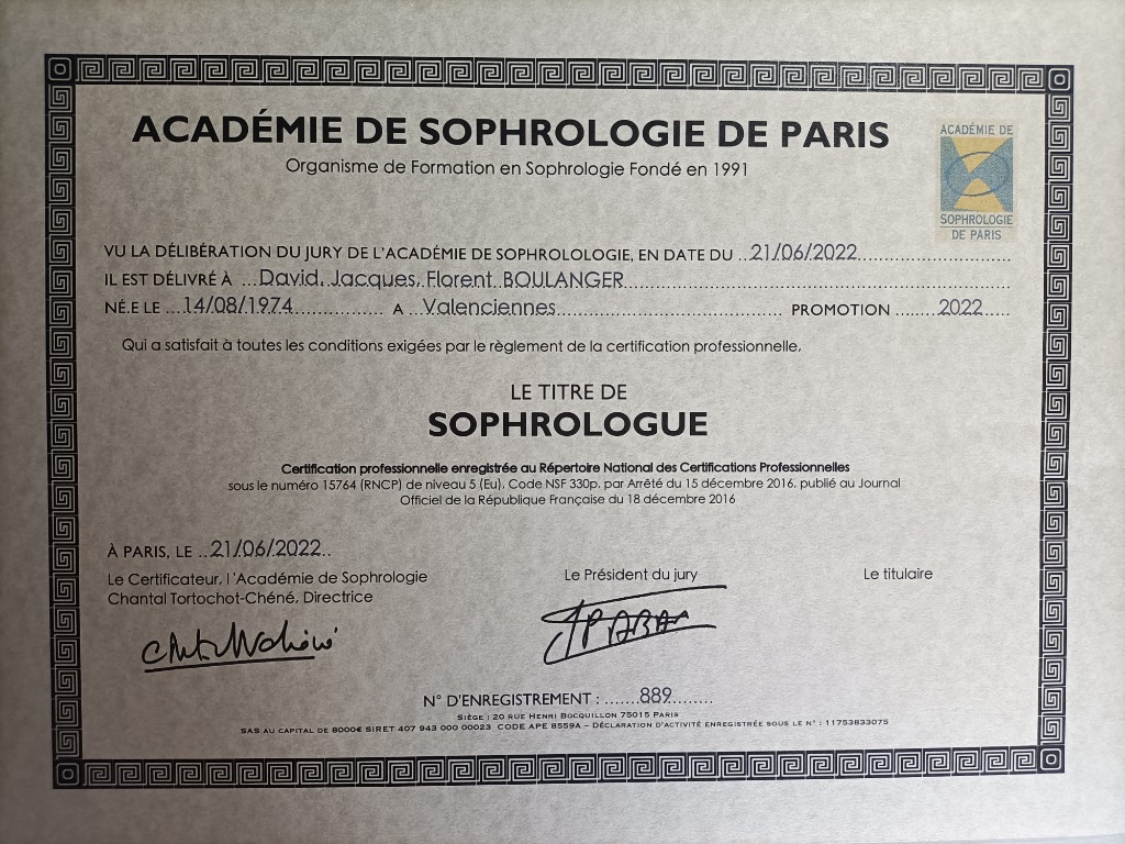 photo diplome David BOULANGER