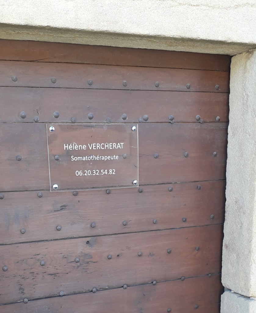 photo cabinet Hélène VERCHERAT Somatothérapeute