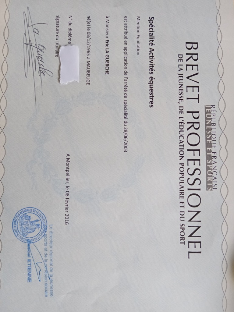 photo diplome Equi es tu ?? 