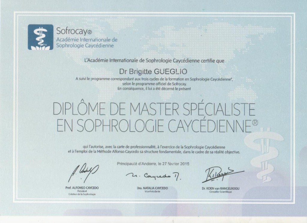 photo diplome Brigitte gueglio