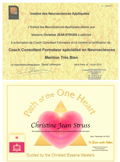 photo diplome Christine Jean Struss