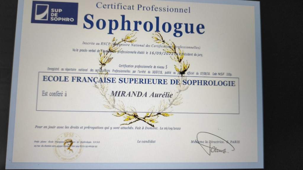 photo activite Aurélie MIRANDA Sophrologue