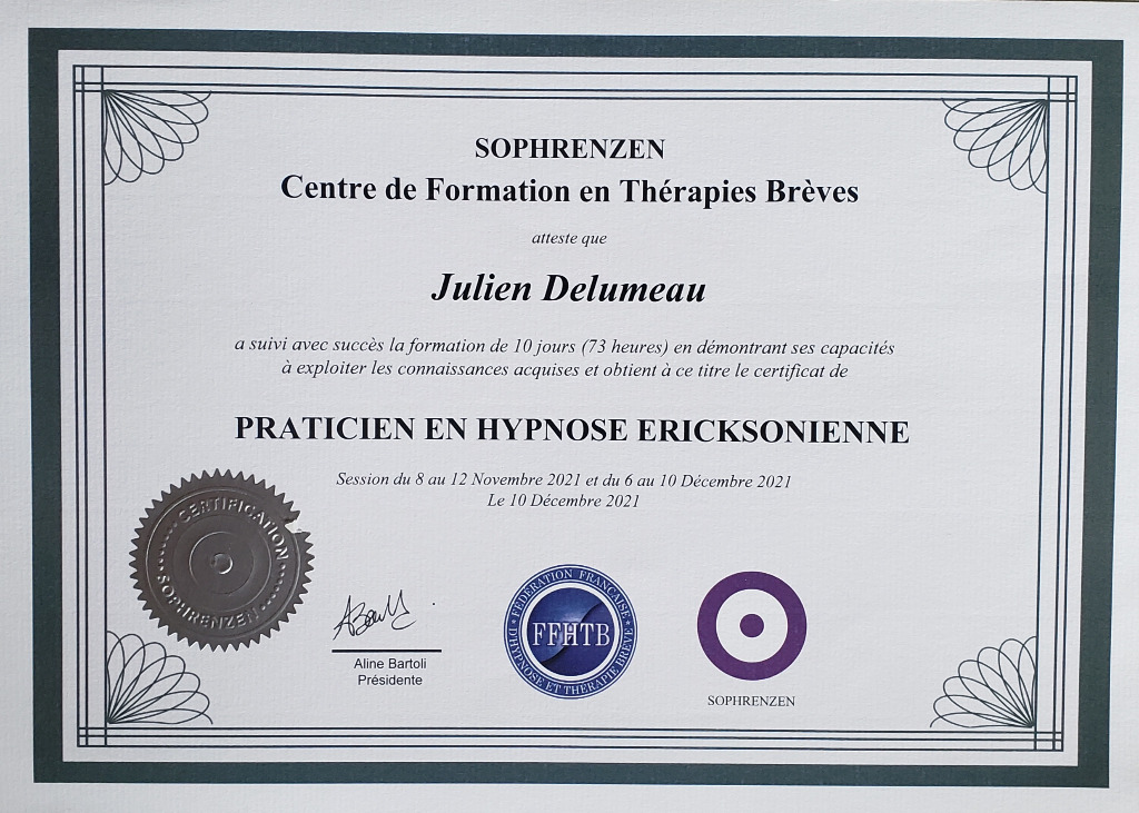 photo diplome Julien Delumeau