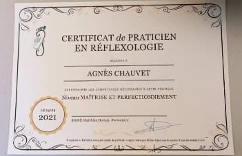 photo diplome Agnès CHAUVET