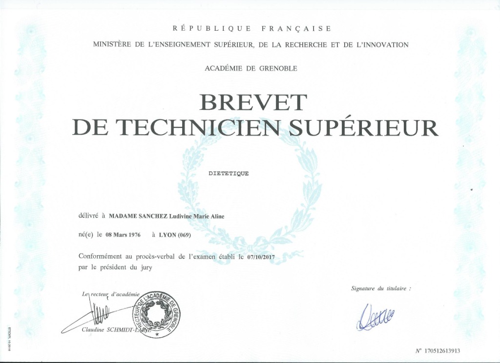 photo diplome Ludivine Lambert