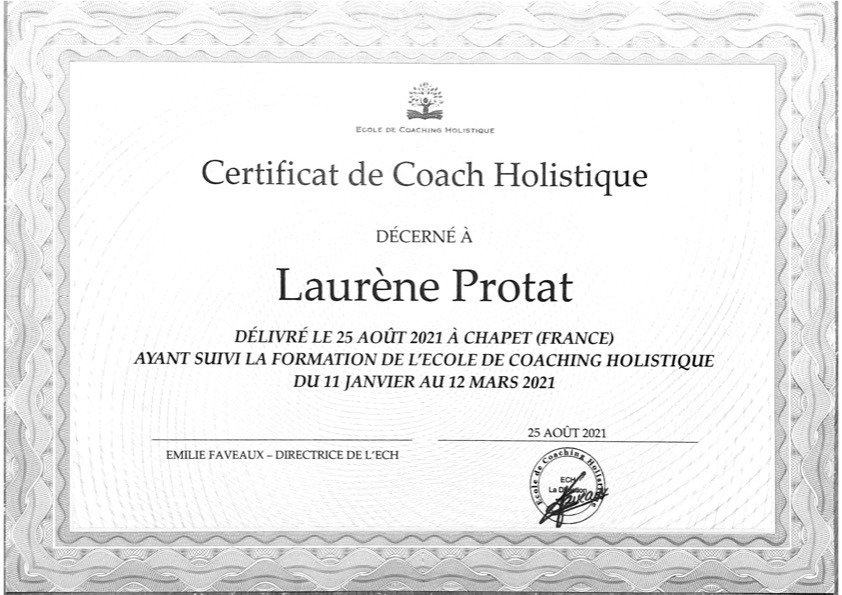 photo diplome Laurène Protat - As I âme