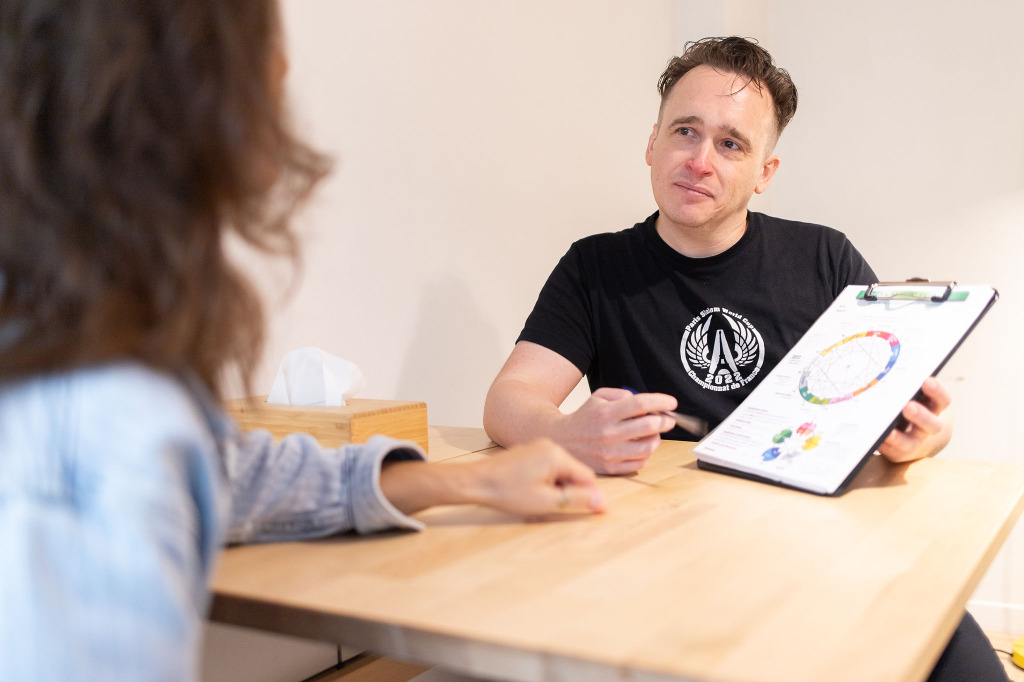 photo seance Pierre Hazera - Kinesiologue - Bordeaux