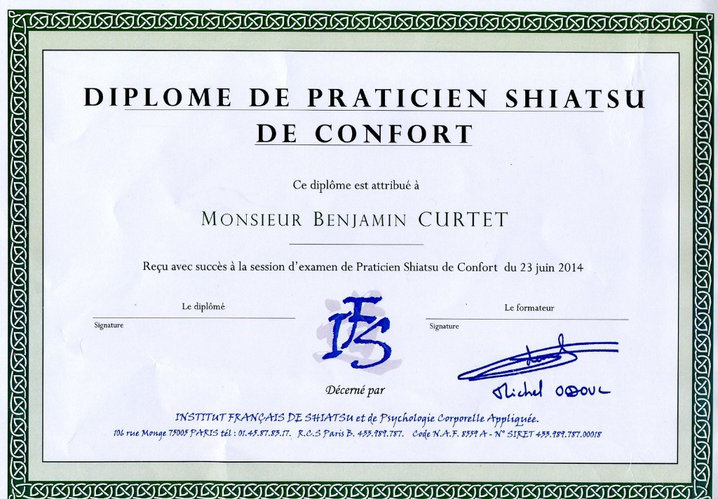 photo diplome Benjamin Curtet