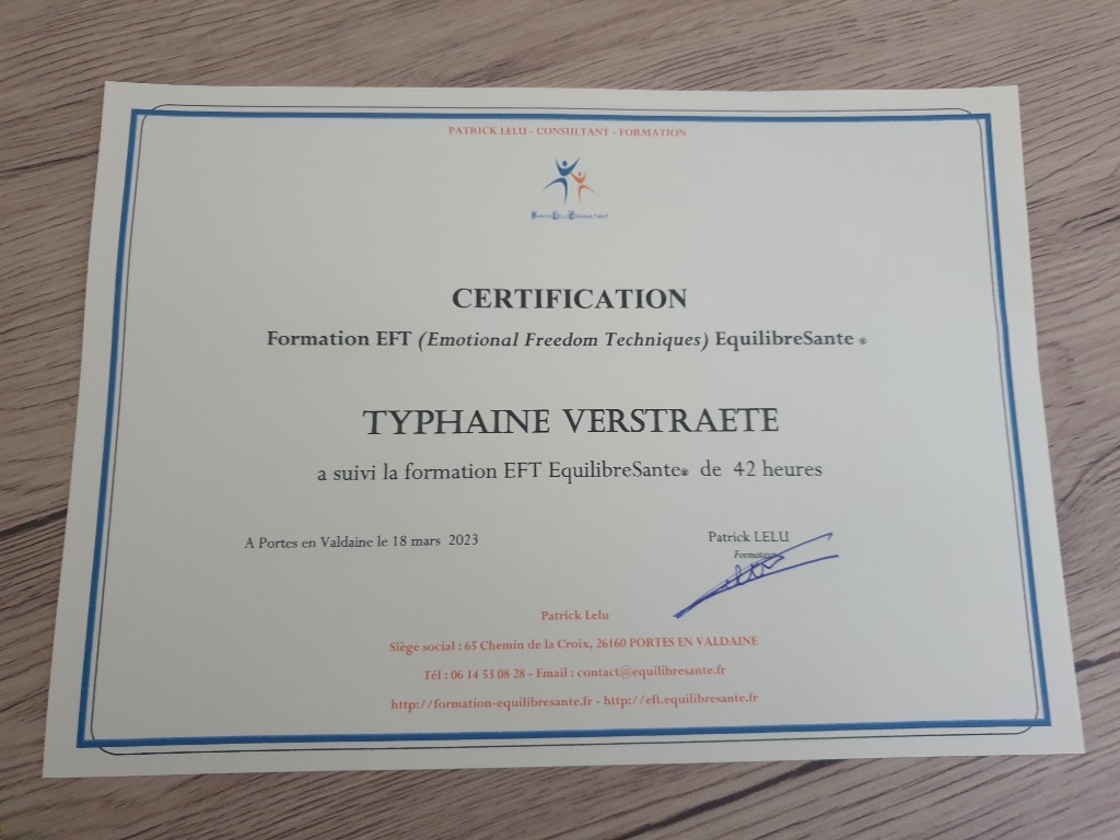 photo diplome Typhaine Verstraete