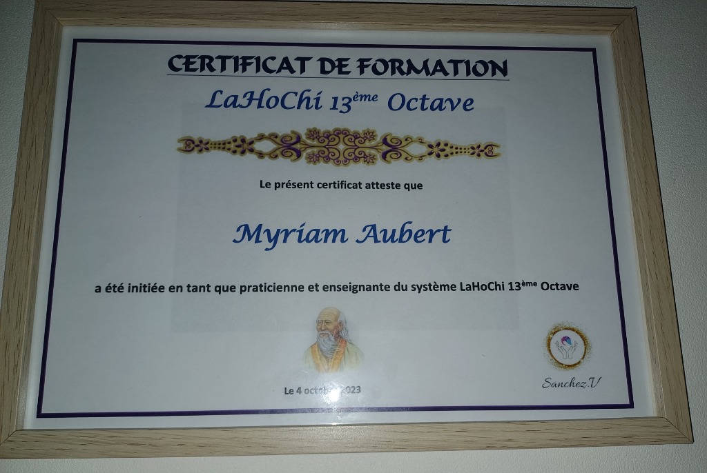 photo diplome Myriam Aubert