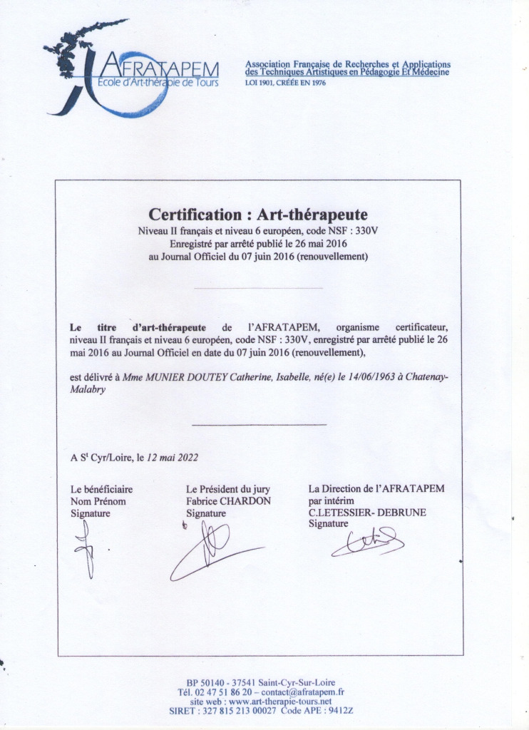 photo activite Catherine MUNIER