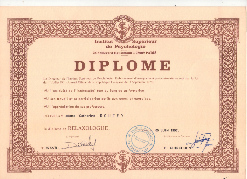 photo diplome Catherine MUNIER