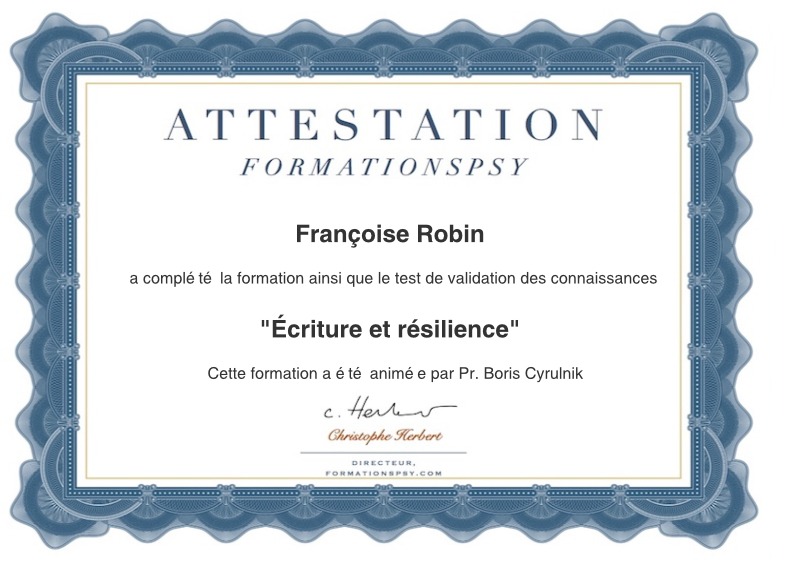 photo activite Françoise Robin