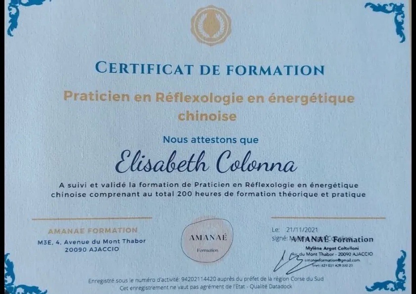 photo diplome Elisabeth COLONNA
