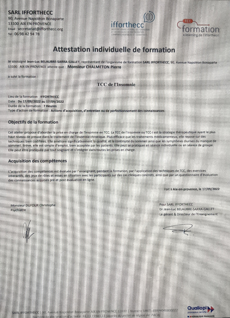 photo diplome Pierre Chalmeton