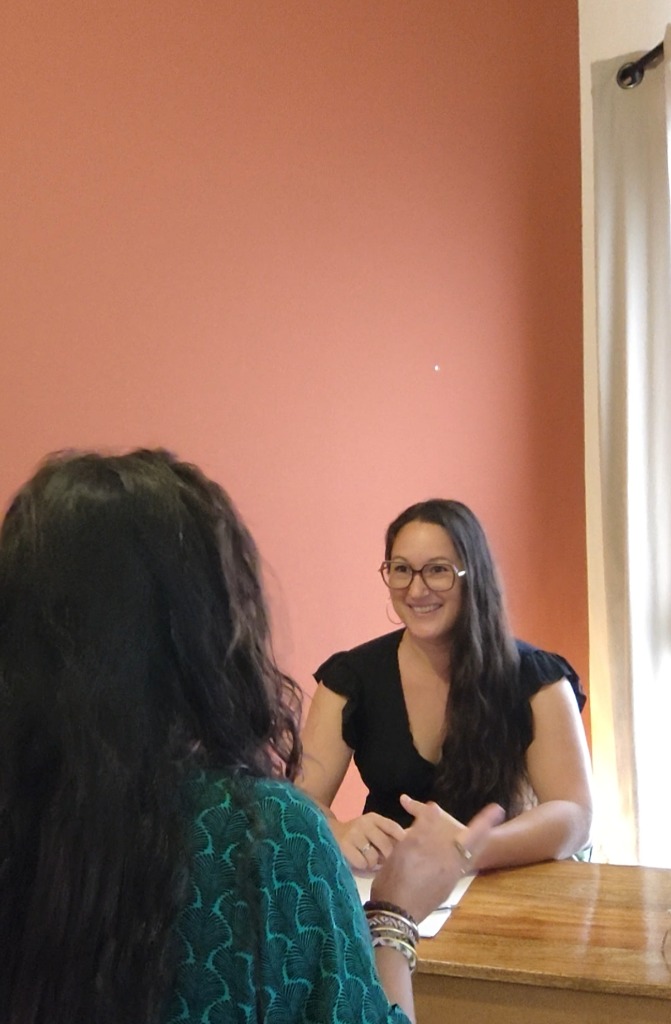 photo seance Marine Rellui Sophrologue à Saint Paul