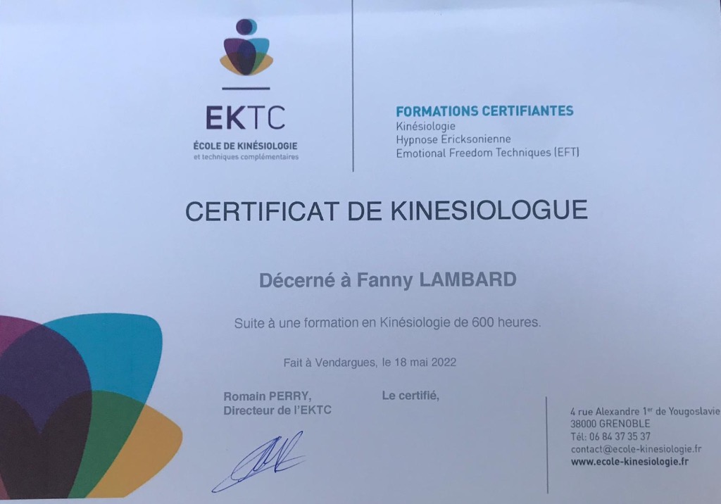 photo diplome Fanny Lambard 