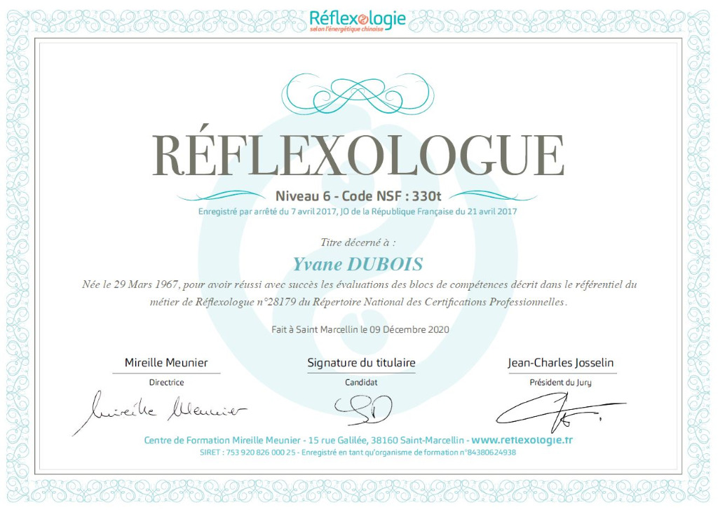 photo diplome DUBOIS