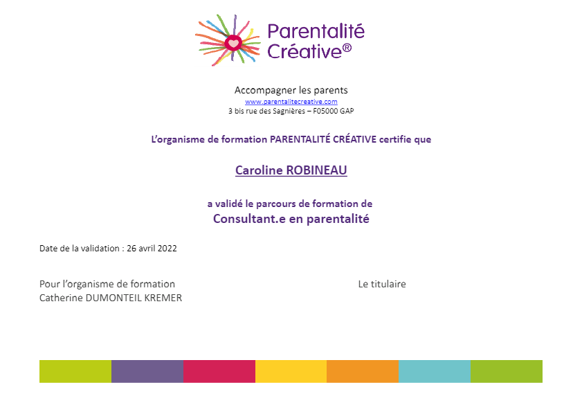 photo diplome Caroline Robineau