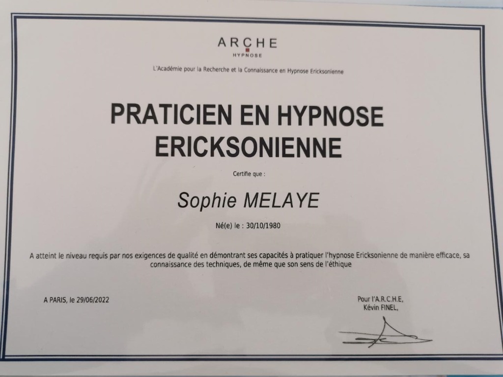 photo diplome SOPHIE MELAYE