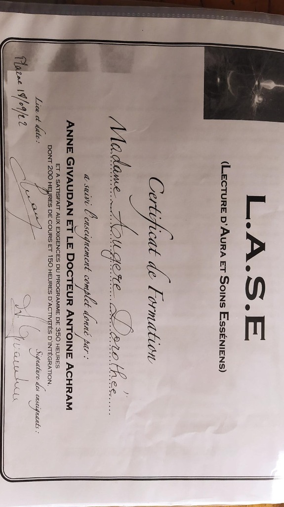 photo diplome Dorothee AUGERE