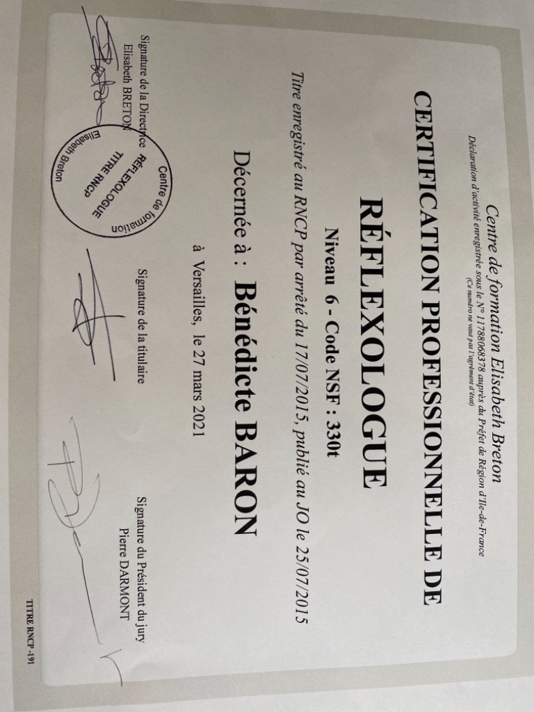 photo diplome Bénédicte Baron