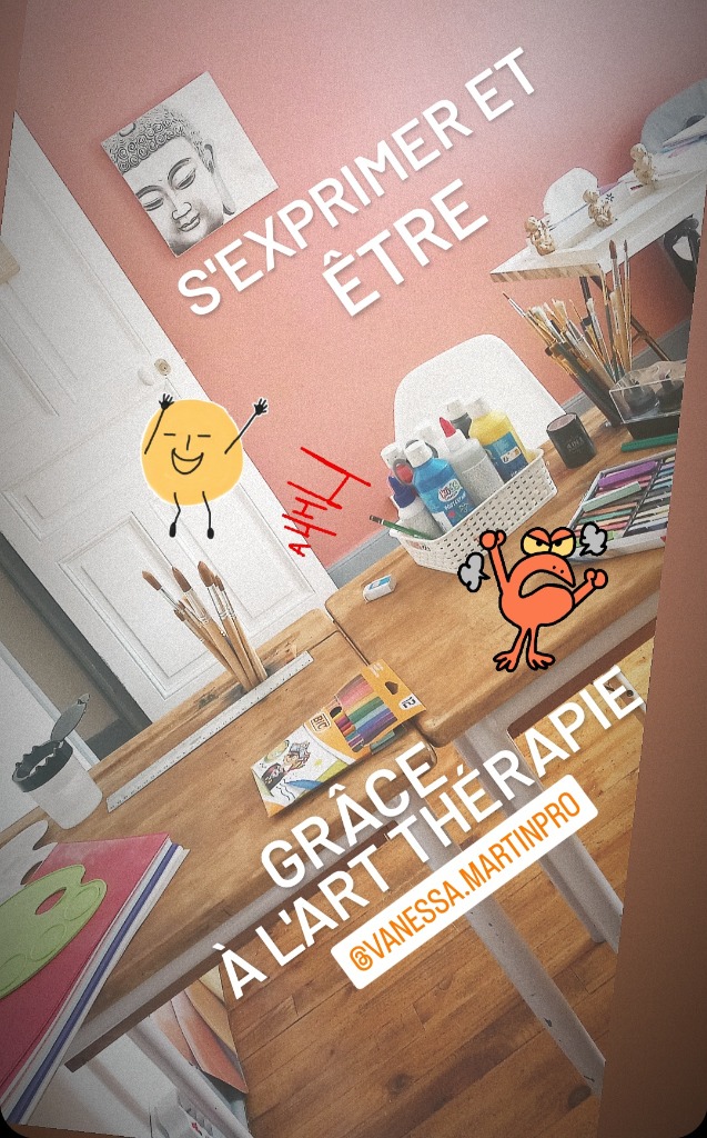 photo seance Vanessa MARTIN Massothérapie Art thérapie