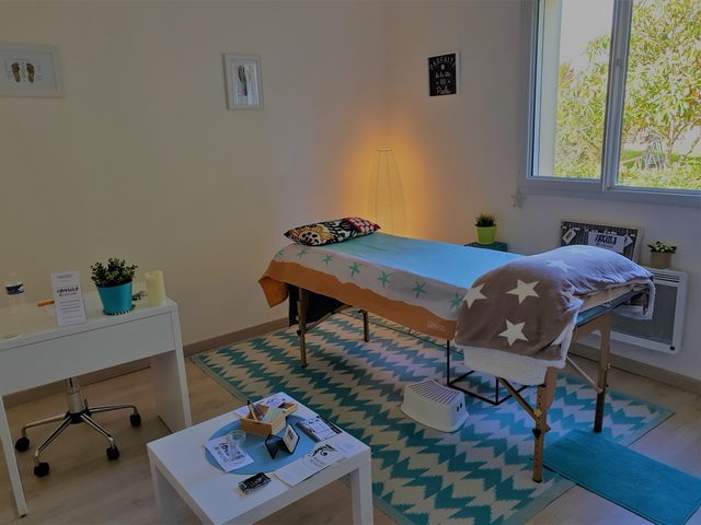 photo cabinet Karine Barranco Kinésio/Réflexologue