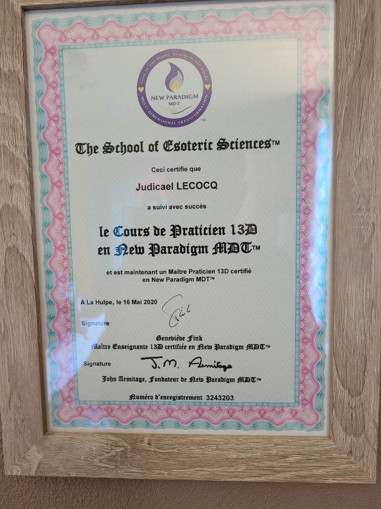 photo diplome Judicael lecocq