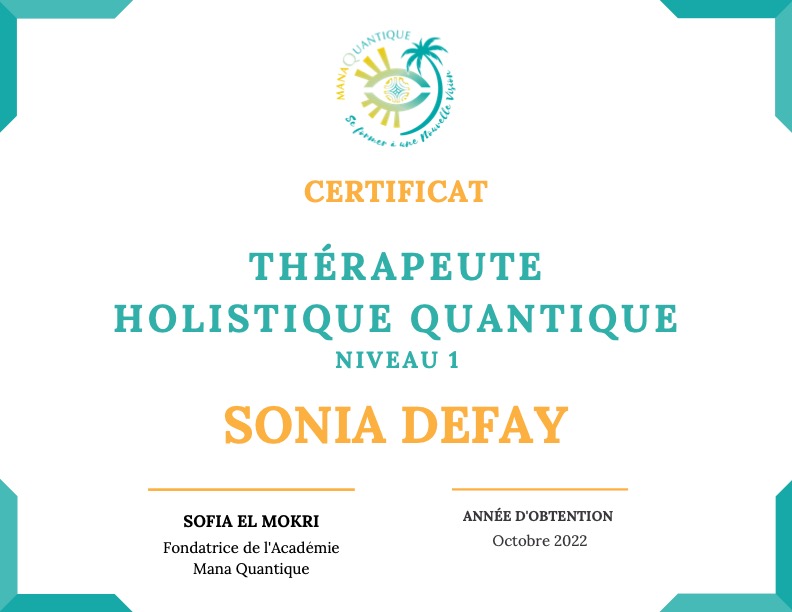 photo diplome Sonia Defay